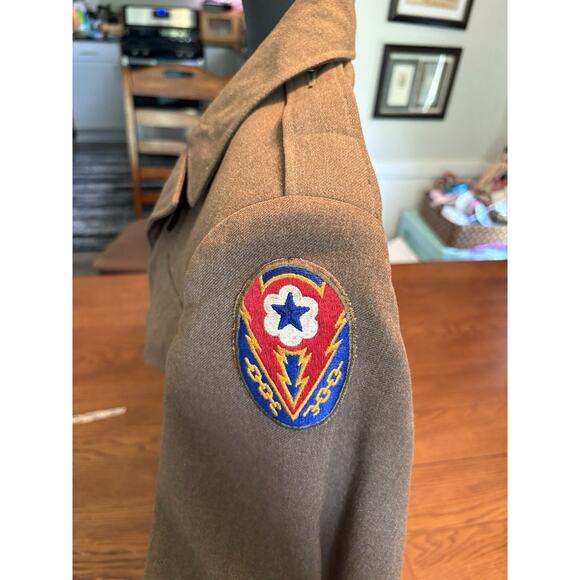 WW2 Military 5th US Army European Theater Operations Patch Ike Jacket Size 36R - Picture 11 of 16